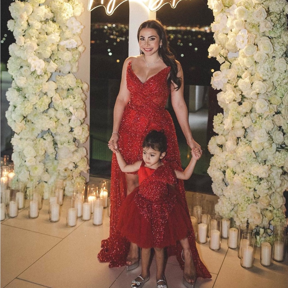 Mommy and me matching dresses